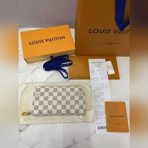 Louis Vuitton Damier Azure Zippy Wallet